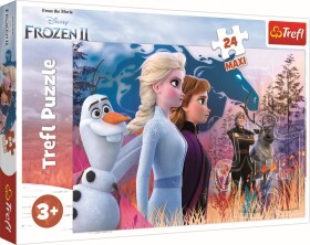 TREFL Puzzle MAXI Frozen Magická cesta 24 dílků