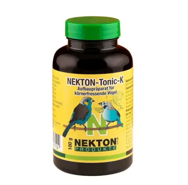 Nekton Tonic K 100g - krmivo s vitamíny aminokyselinami a stopovými prvky pro zrnožravé ptáky. (FP-257100)