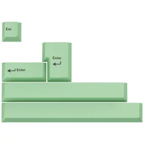 GMK Přídavný Kit zelená / ABS-Keycaps / Double-Shot / pro ISO ANSI (FPTK5051)