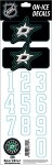 Sport Star Samolepky na helmu Dallas Stars NHL Decals Black