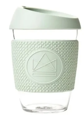 Neon Kactus Skleněný hrnek na kávu M 340 ml pistáciová / 0.34 L / sklo (GC1217)