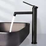 REA - Umyvadlová baterie Foss BLACK Matt vysoká REA-B5320