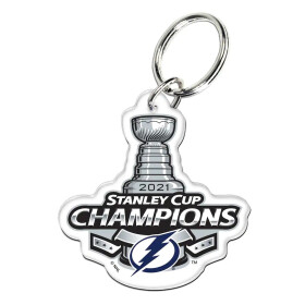 Fanatics Přívěšek na klíče Tampa Bay Lightning 2021 Stanley Cup Champions Premium Acrylic Key Ring FA_4403463