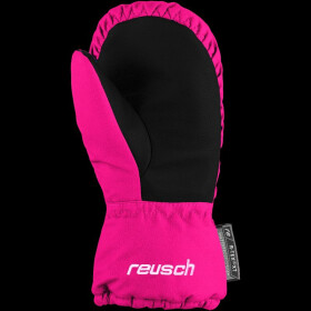Reusch Olly R-TEX® XT Mitten dětské nepromokavé zateplené lyžařské rukavice s jedním prstem a zapínáním na suchý zip růžové (61/85/588/3350) 0