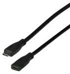 EFB USB-C 3.2 Gen2 / Prodlužovací kabel / M/F / 10 Gbit/s / 0,2 m / černá (EBUSBC-USBC10GE.0,2)
