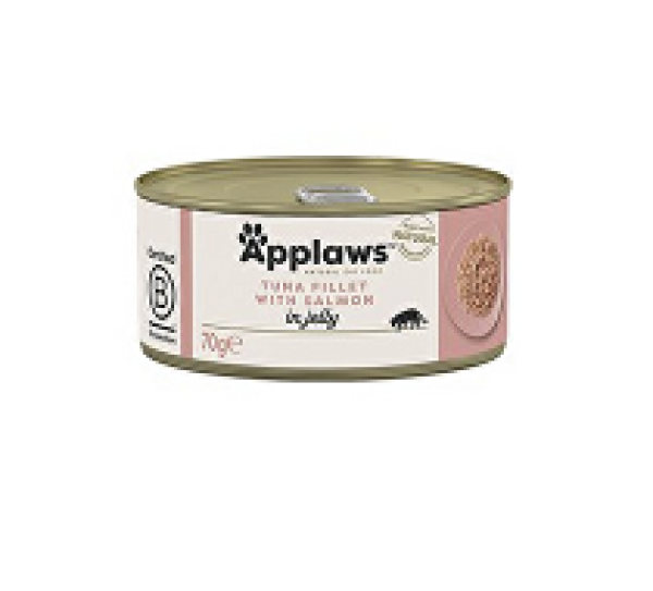 Applaws Cat konzerva Adult Jelly tuňák s lososem 70g