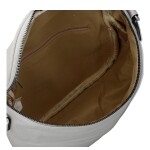 Módní dámská koženková ledvinka/crossbody Pola, šedá