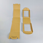 Cake star dortová krabice CINDY pevná bílá dvě okna 33x33x40cm