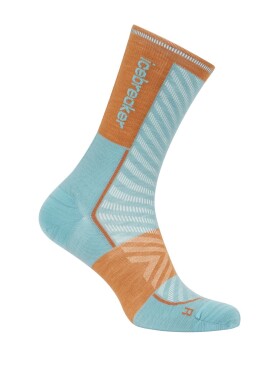 ICEBREAKER Mens Run+ Ultralight Crew, Hydro/Trail velikost: 39-41,5 (S)