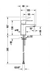 DURAVIT - Manhattan Umyvadlová baterie, matná černá MH1010002046