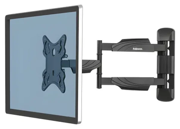 Fellowes Nástěnný držák TV 23-55" černá / Nástěnný držák TV / naklápěcí, výsuvný a otočný / VESA do 400x400 mm (8043601)