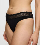 Dámská tanga Feel of Modal String 2P - BLACK - černá 0004 - TRIUMPH BLACK L