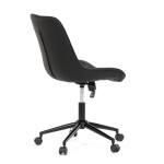 Pracovní židle, výškově nastavitelná, černá látka, KA-V3120 BK3