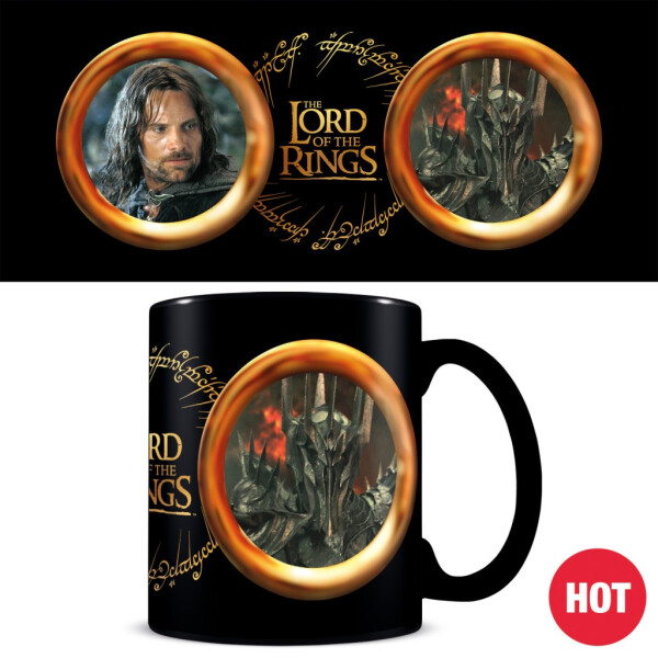 Pán prstenů měnící hrnek, 325 ml - EPEE