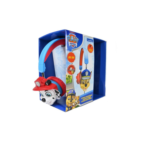 Lexibook skládací drátová sluchátka Tlapková patrola 3D s limitem hlasitosti - Alltoys Lexibook