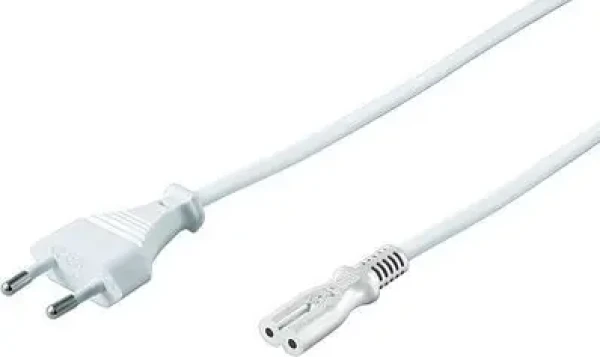 MicroConnect Power Cord EU C - C7 1.5m bílá (PE030715W)