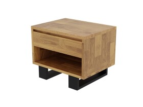 Massivo Noční stolek Prado/ Wigo 1s, dub, masiv