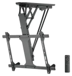 LogiLink Stropní elektrický držák TV černá / Stropní držák pro TV / 32-70" / VESA 600x400 / do 35 kg (BP0118)