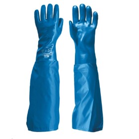 Rukavice UNIVERSAL modré vel 10 dlouhé 70 cm