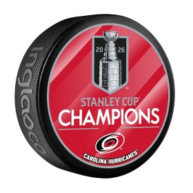 Inglasco Puk Carolina Hurricanes NHL 2026 Stanley Cup Champions Logo