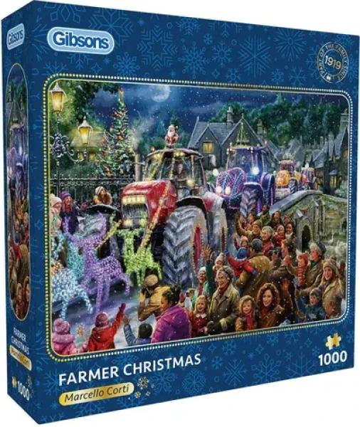 GIBSONS Puzzle Farmářské Vánoce