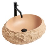 REA - Umyvadlo na desku Mika Light Terracotta REA-U7348