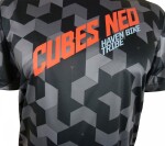 Volný dres HAVEN CUBES NEO black/red (Barva černá/červená, velikost S)