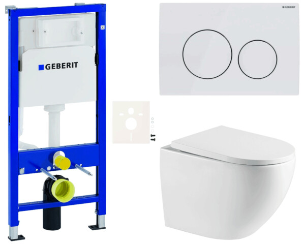 Závěsný WC set Geberit do lehkých stěn / předstěnová SAT SIKOGESTOR67D20 SIKOGESTOR67D20