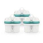 BWT Náhradní filtry Zinek + Hořčík 3 ks / Kompatibilní s Brita Maxtra, Laica Biflux, Dafi Unimax / Kapacita 120 l (9022001908742)