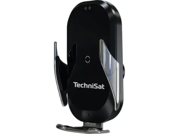 TechniSat Smartcharge 3 Nabíjecí držák telefonu do auta černá / do mřížky / Qi / USB-C / 15W (V058K)