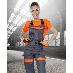 Ardon H8132 Kalhoty Cool Trend s laclem dámské Šedo-oranžová