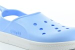 Boatilus Cloggy Celeste/White pantofle