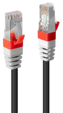 Lindy Cat6a S/FTP PIMF černá 10m / Patch kabel / LSZH / RJ45-RJ45 / 10Gbit (45368)