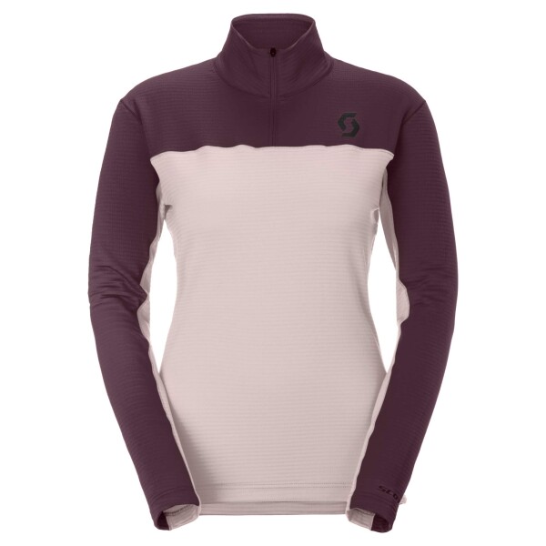 SCOTT Pullover W's Defined Light, Wax Pink/Cocoa Red (vzorek) velikost: M