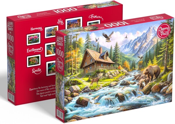 Puzzle Cherry Pazzi 1000 dílů - Živé údolí (The Living Valley)