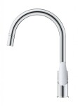 GROHE - Start Edge Dřezová baterie s výsuvnou koncovkou, chrom 30551000