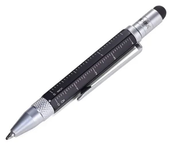 TROIKA LILIPAD+LILIPUT TOOL PEN černá / Poznámkový blok / A7 / 128 listů / kuličkové pero / gumička (NPP25/BK)