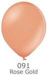 Balónky metalické - 091 Rose Gold Belbal Balónky metalické - 091 Rose Gold Belbal