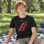 Outerstuff Dětské tričko Sebastian Aho #20 Carolina Hurricanes NHL Flat Name & Number Short Sleeve Cotton Velikost: Dětské M (136 – 152)