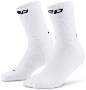 CEP Core Run Mid Cut Socks 5.0 Vysoké ponožky pánské Barva ice blue III - CEP pánské běžecké kompresní vysoké ponožky 5.0 - white Velikost: V (Vel. chodidla 45-48)