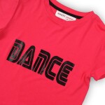 Tričko dívčí s krátkým rukávem, Minoti, DANCE 6, růžová - 98/104 | 3/4let