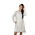 HOSH Mikinové šaty BLAIR Velikost: UNI, Barva: Šedá