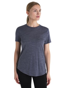 ICEBREAKER Wmns Merino 125 Cool-Lite™ Sphere III SS Tee, Midnight Navy Heather velikost: S