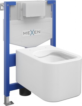 MEXEN/S - WC předstěnová instalační sada Fenix XS-F s mísou WC Elis, bílá 6803391XX00