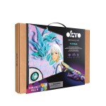 OKTO Manga motiv živlů "Vítr" výtvarný set 30x40 cm, OKTO, W051106