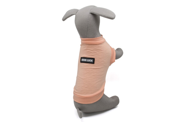 Enji elastické tričko pro psa Barva: Lososová, Délka zad (cm): 21, Obvod hrudníku: 30 - 35 cm