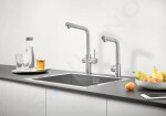 GROHE - Blue Professional Dřezová baterie s chladicím zařízením a filtrací, supersteel 31347DC3