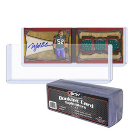 BCW Booklet Card Toploaders - horizontal - 10 ks