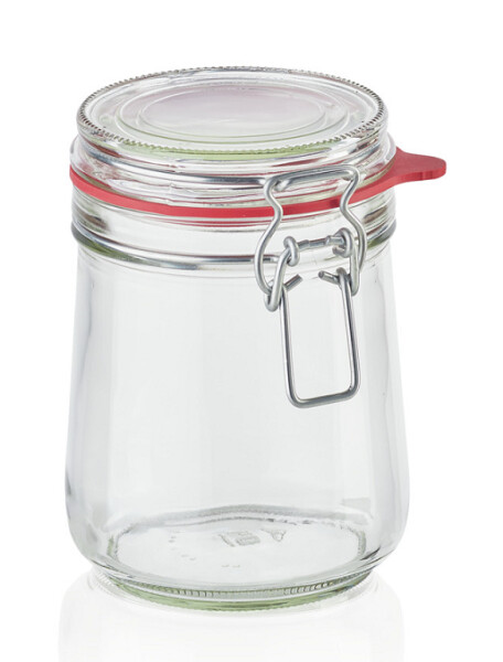 Leifheit Zavařovací sklenice s klipem a těsnící gumou 800 ml 03284