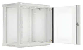 Lanberg WF01-6412-10S šedá / Nástěnný rozvaděč / 19" / 12U / 600x450 mm / 60 kg (WF01-6412-10S)
